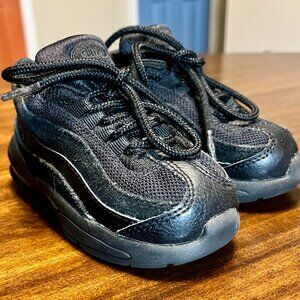 7C Baby All Black Nike Airmax Sneakers Shoes